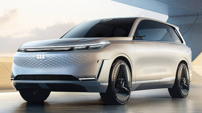 Geely показала в Пекине предвестника нового флагманского кроссовера: живые фото