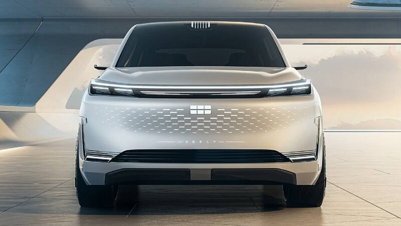 Geely показала в Пекине предвестника нового флагманского кроссовера: живые фото
