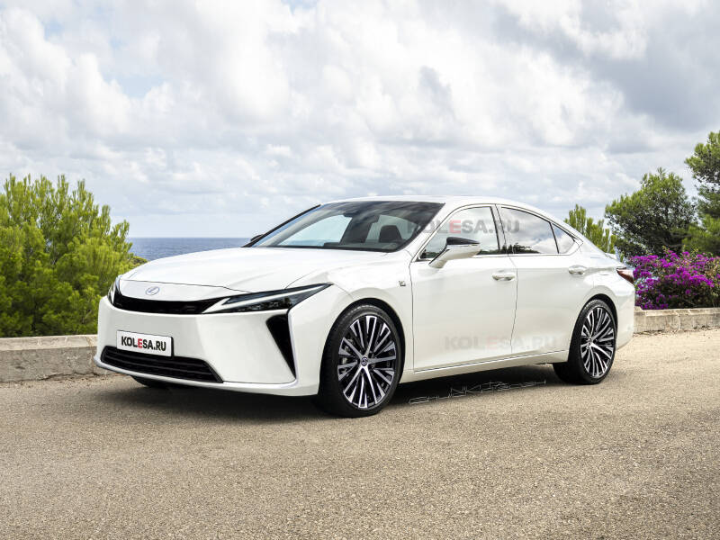 Обновлённый Lexus ES: первые изображения