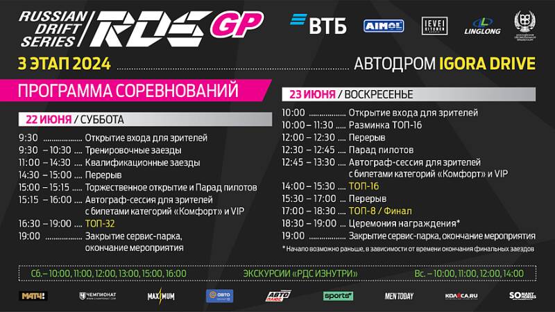 «Игора Драйв» открывает летний Гран-При Российской Дрифт Серии с новой конфигурацией