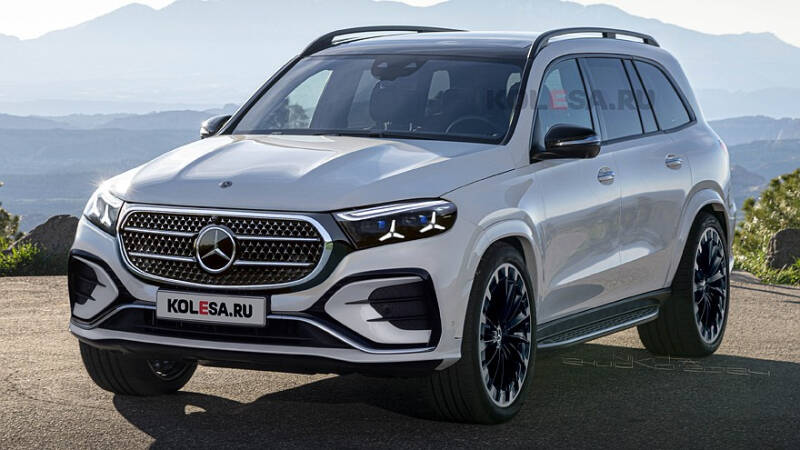 Второй рестайлинг Mercedes-Benz GLS: новые изображения