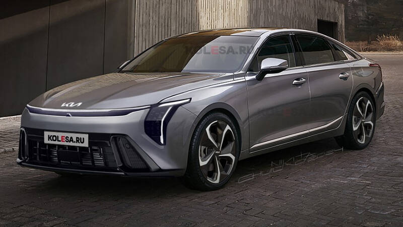 Рестайлинг Kia K8: новые изображения