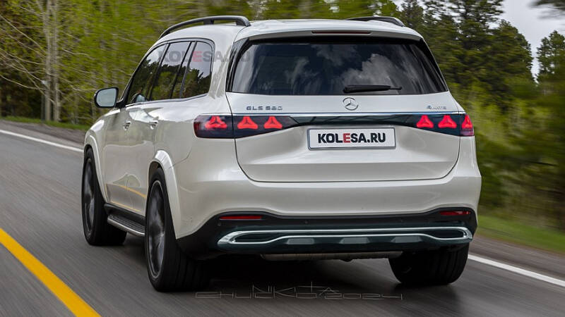 Второй рестайлинг Mercedes-Benz GLS: новые изображения